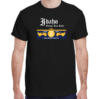 Idaho Vintage Jeep Rally Mexican Beer Label T-Shirt