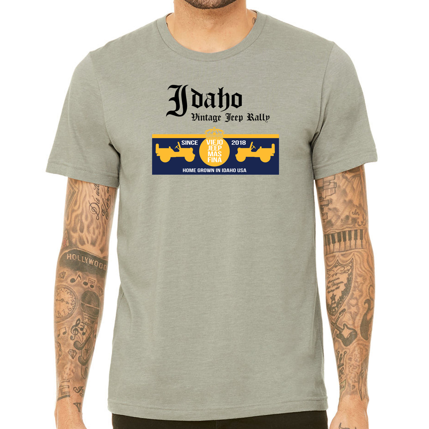 Idaho Vintage Jeep Rally Mexican Beer Label T-Shirt