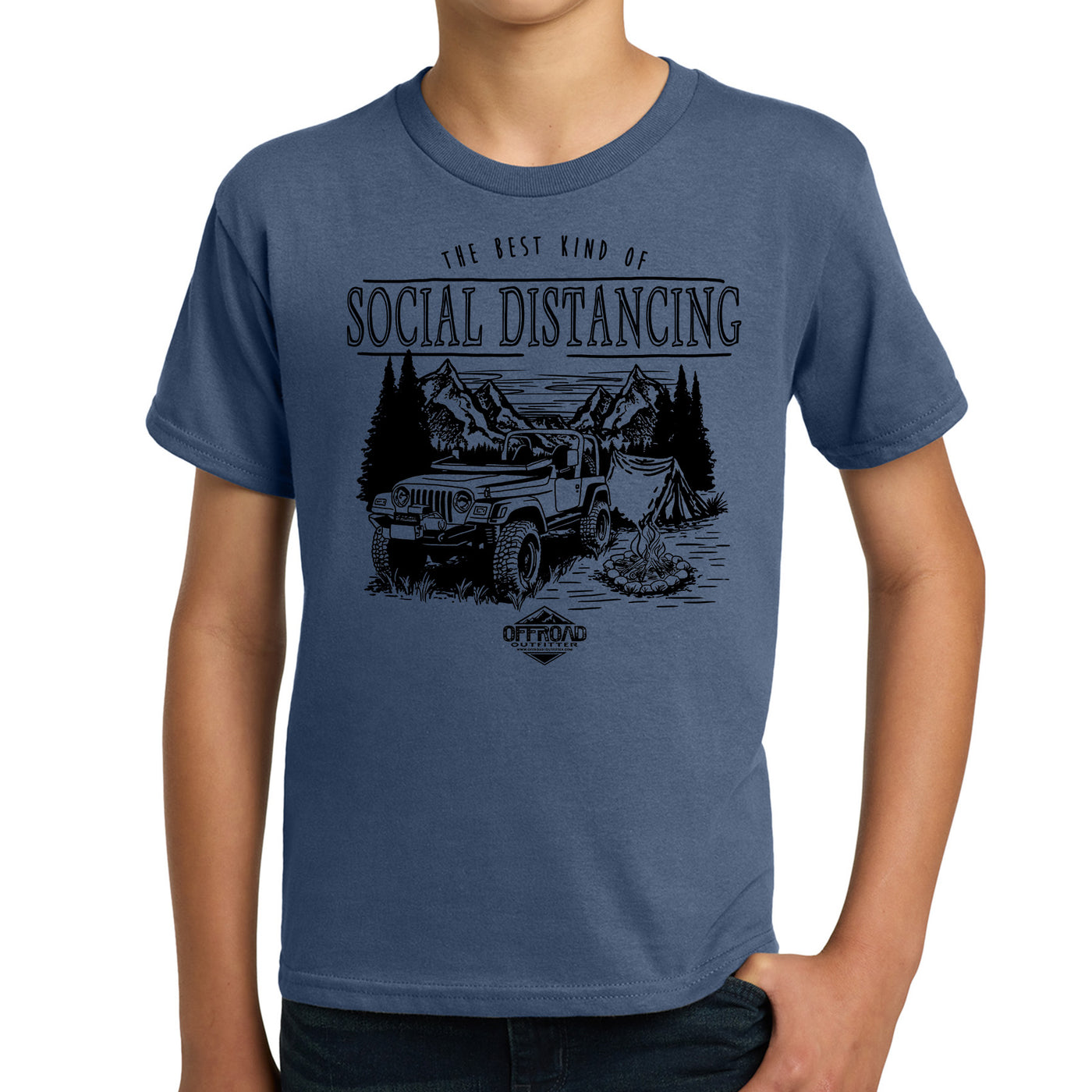 Social Distancing Youth T-Shirt