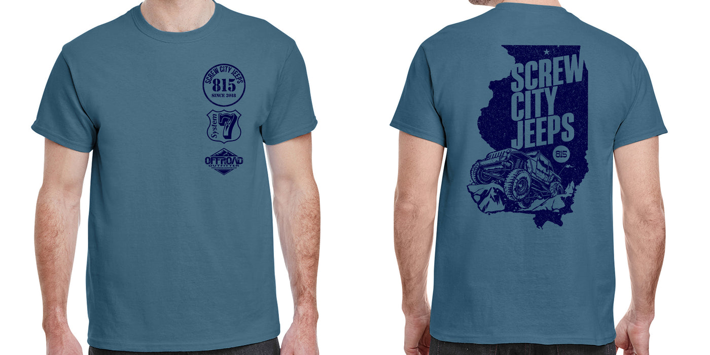 Screw City Jeeps Tee