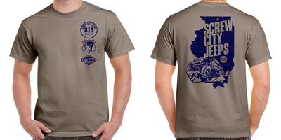 Screw City Jeeps Tee