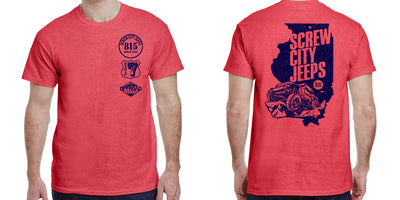 Screw City Jeeps Tee