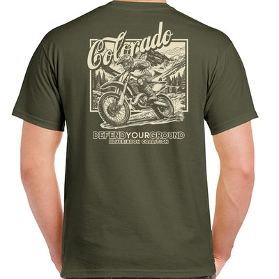 BlueRibbon Coalition COLORADO Dirt Bike T-shirt