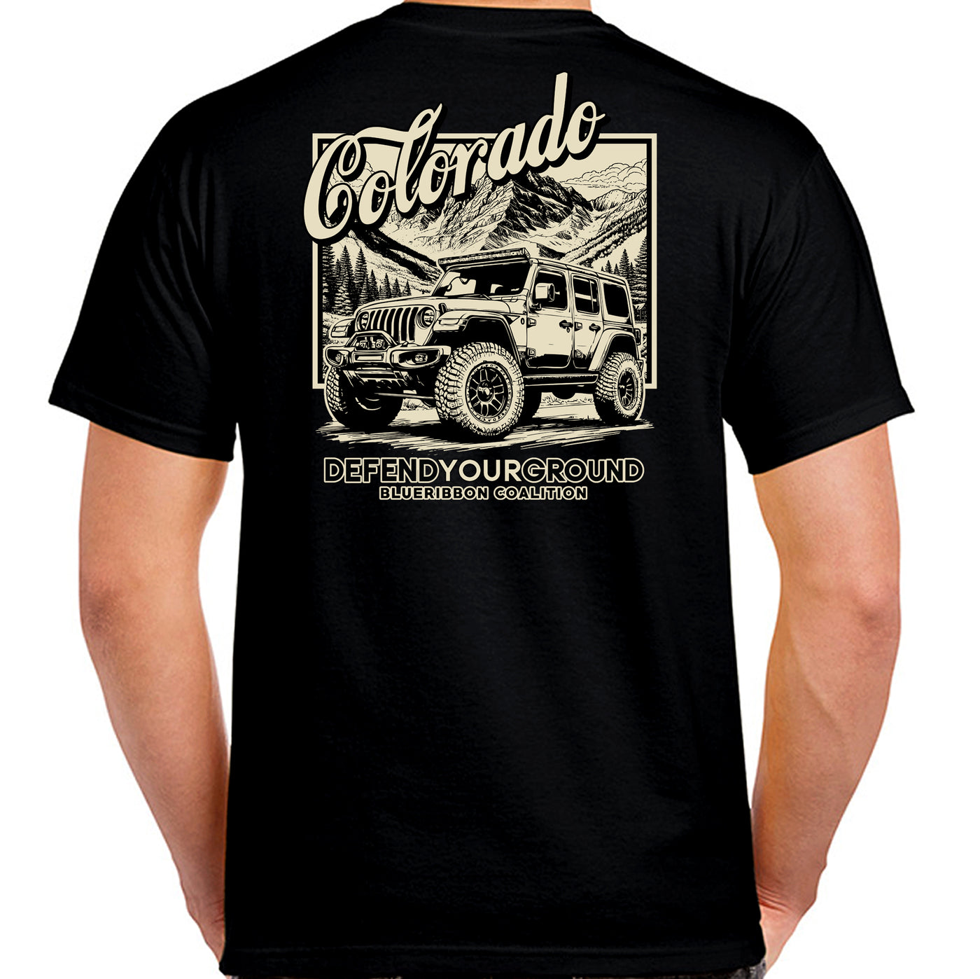 BlueRibbon Coalition COLORADO Offroad Vehicle T-shirt