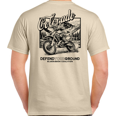 BlueRibbon Coalition COLORADO Dirt Bike T-shirt