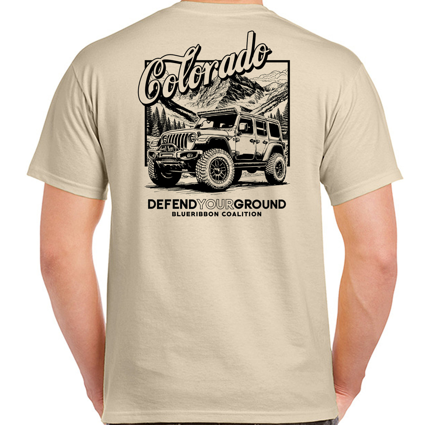 BlueRibbon Coalition COLORADO Offroad Vehicle T-shirt