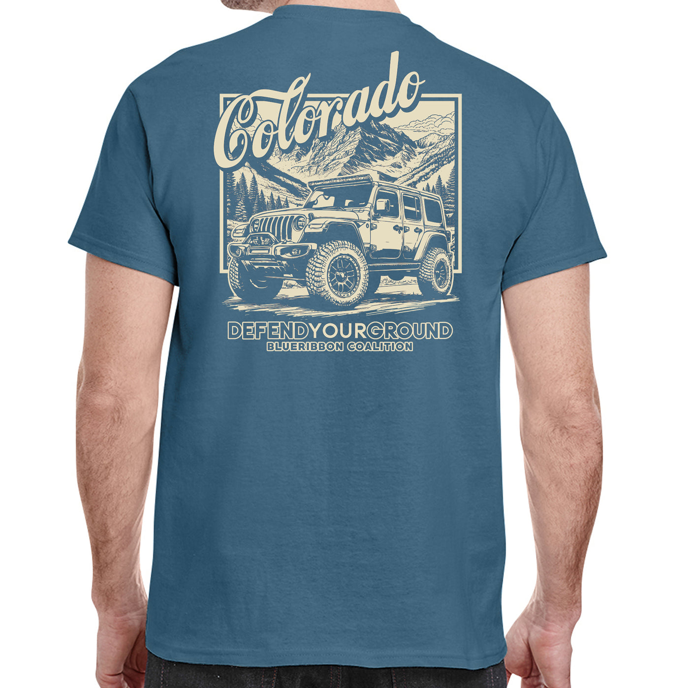 BlueRibbon Coalition COLORADO Offroad Vehicle T-shirt