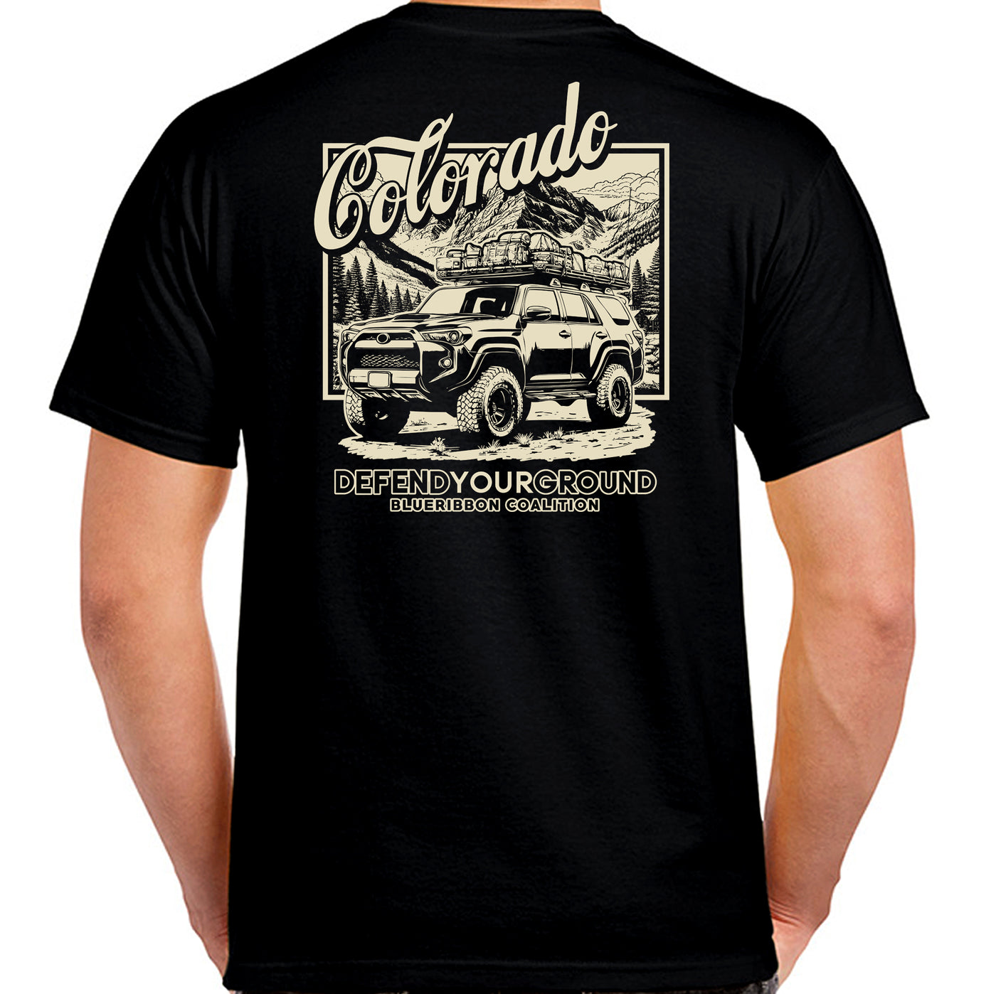 BlueRibbon Coalition COLORADO Overlander T-shirt