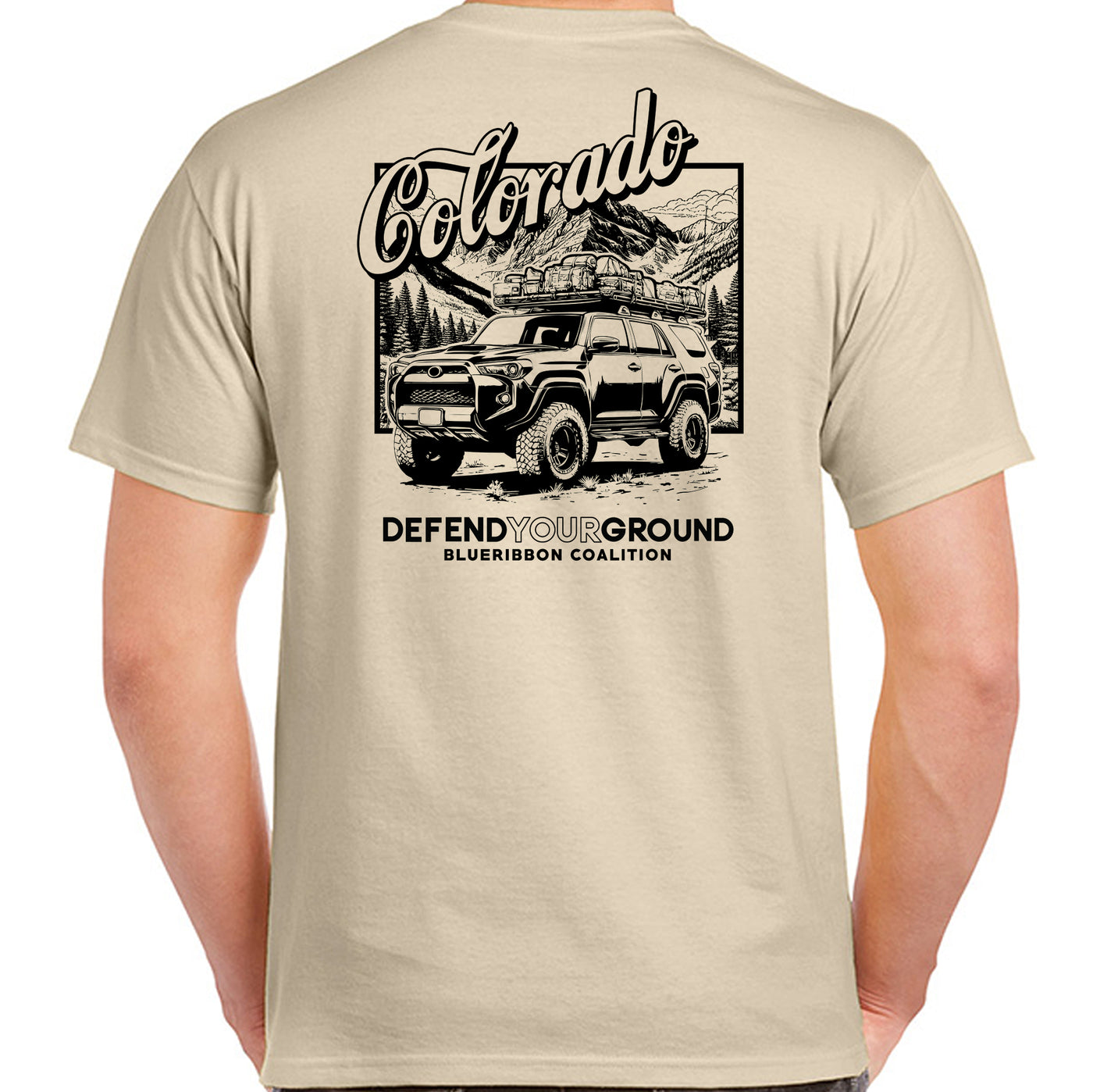 BlueRibbon Coalition COLORADO Overlander T-shirt