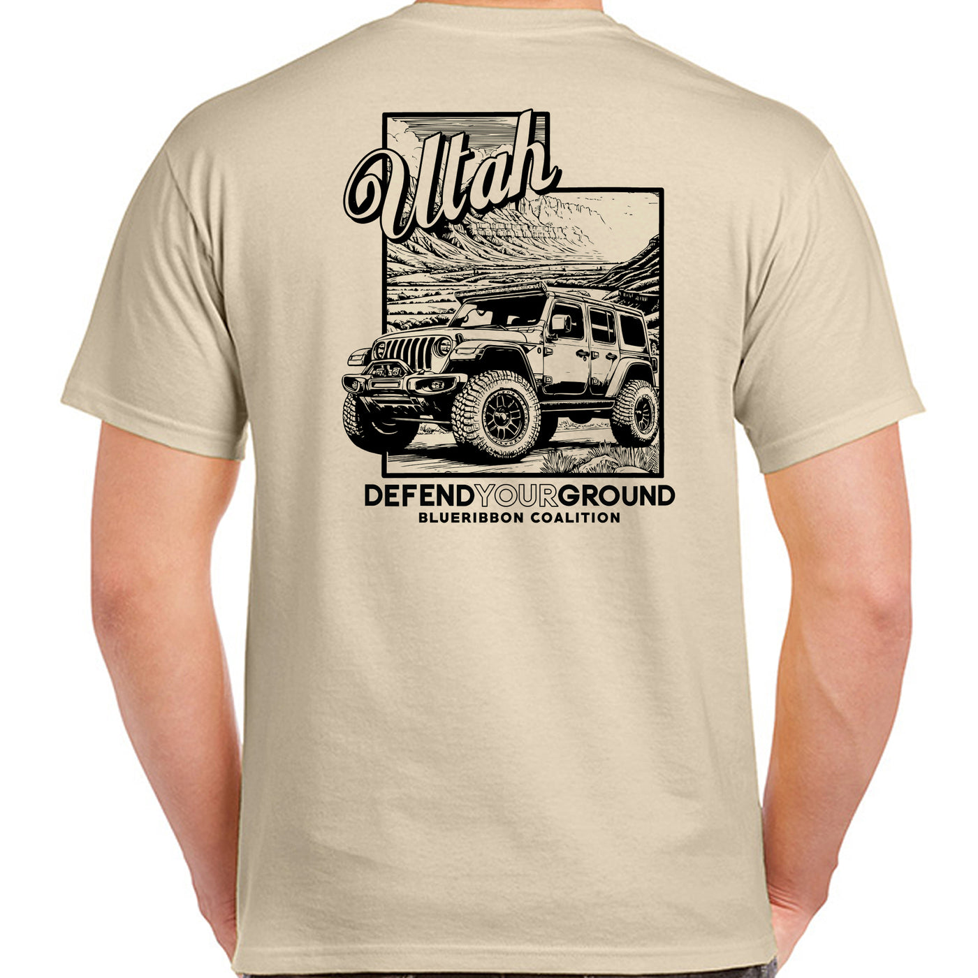 BlueRibbon Coalition UTAH Offroad Vehicle T-shirt