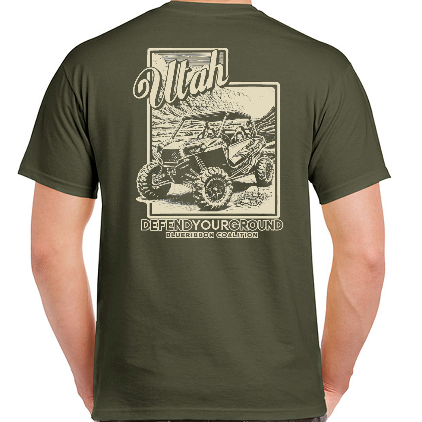 BlueRibbon Coalition UTAH SXS T-shirt