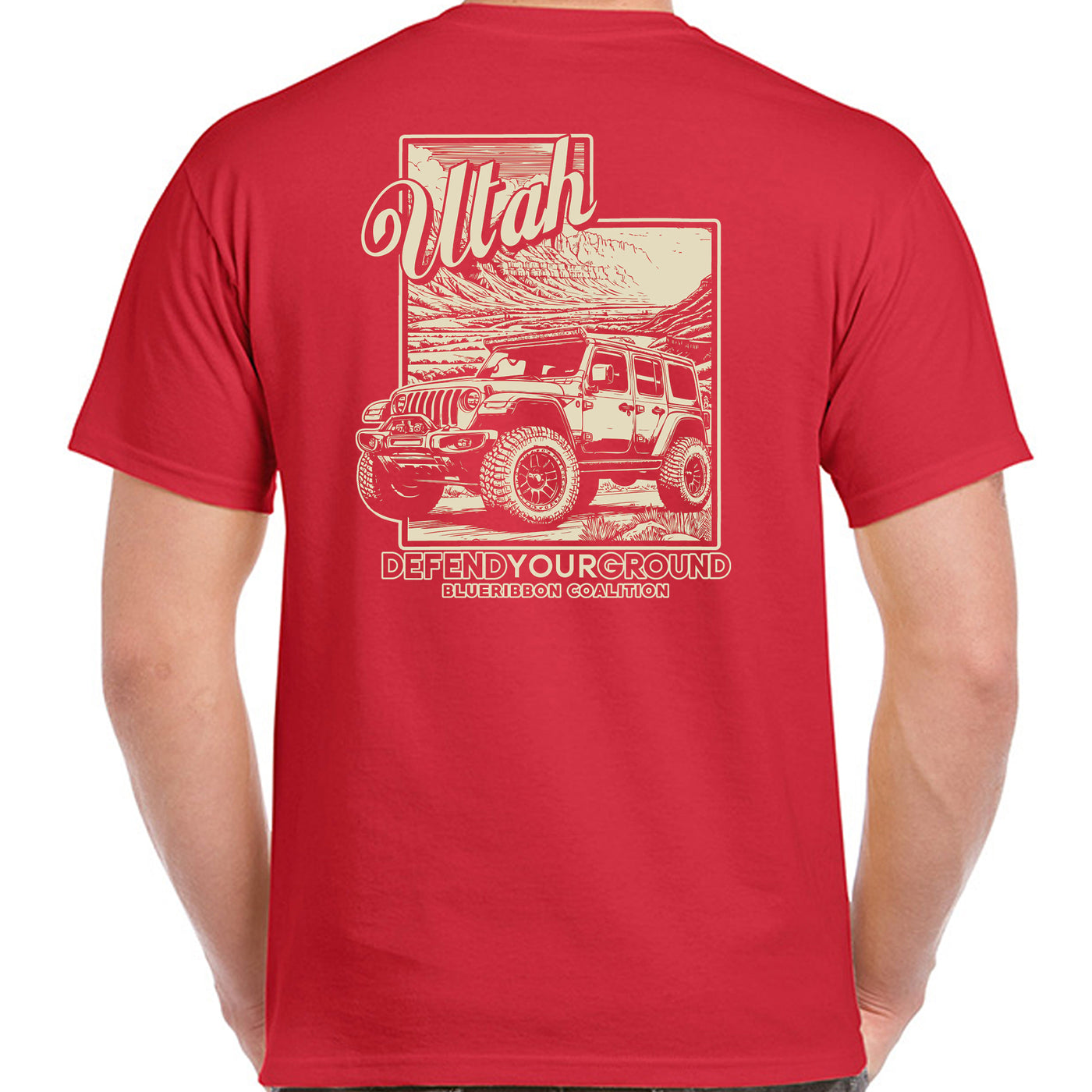 BlueRibbon Coalition UTAH Offroad Vehicle T-shirt