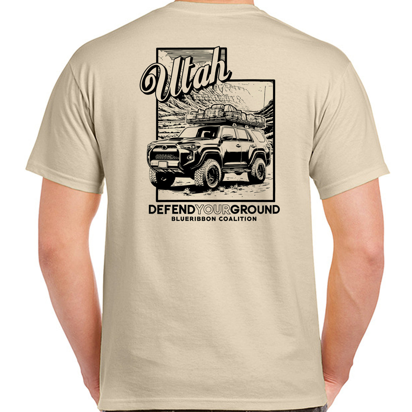 BlueRibbon Coalition UTAH Overlander T-shirt