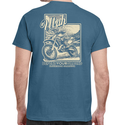 BlueRibbon Coalition UTAH Dirt Bike T-shirt