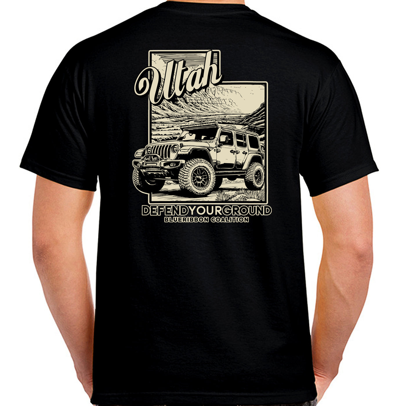 BlueRibbon Coalition UTAH Offroad Vehicle T-shirt