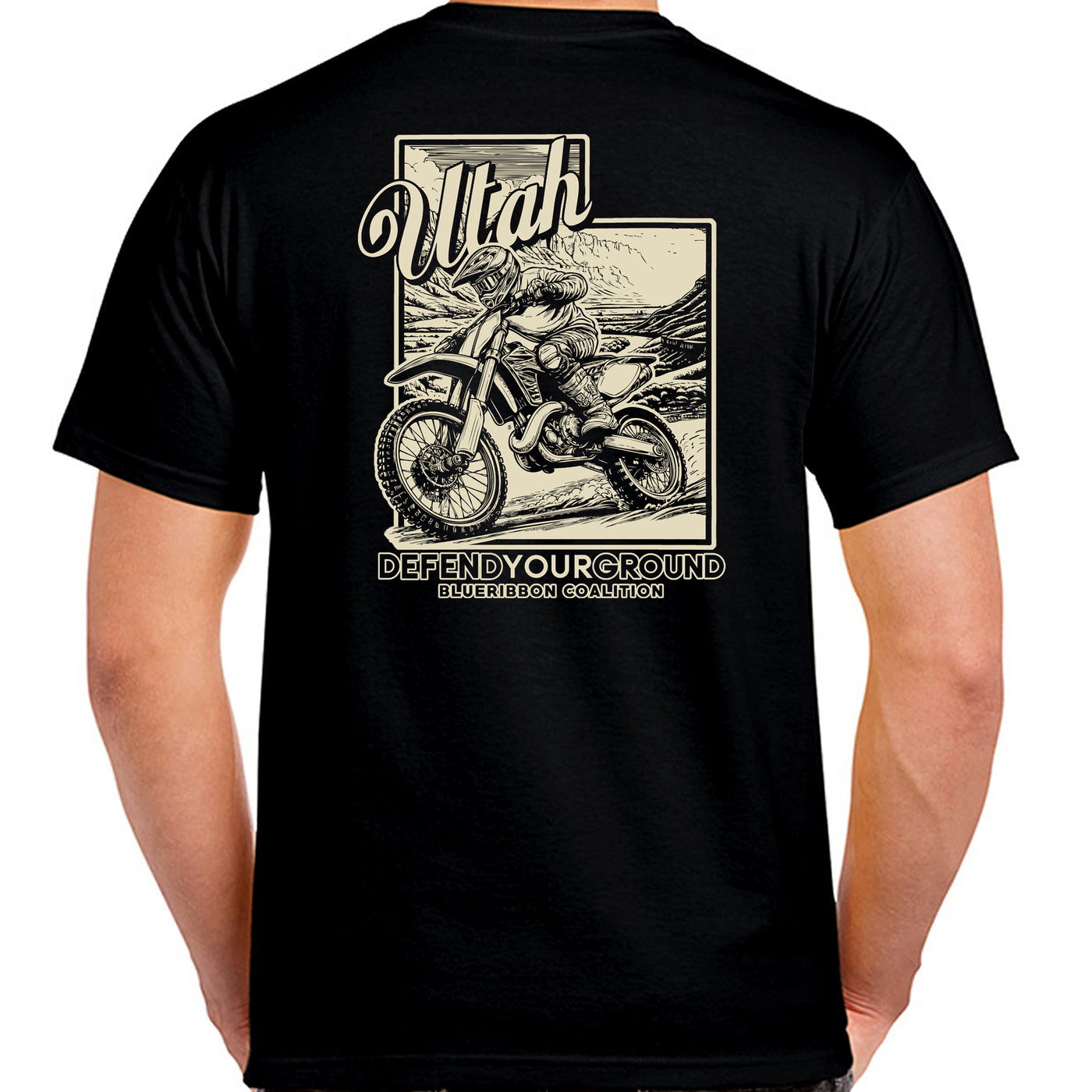 BlueRibbon Coalition UTAH Dirt Bike T-shirt