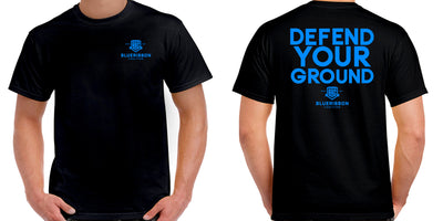 BlueRibbon Coalition DEFEND YOUR GROUND Black T-shirt