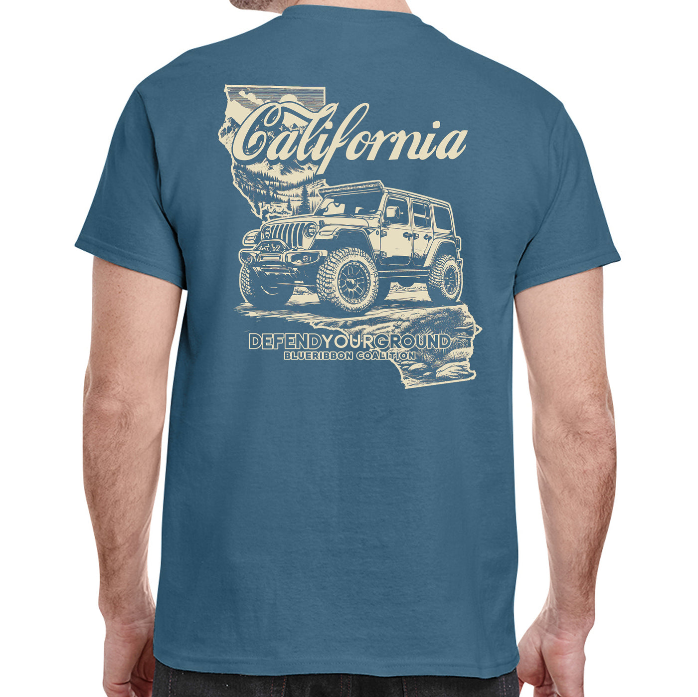 BlueRibbon Coalition CALIFORNIA Offroad Vehicle T-shirt