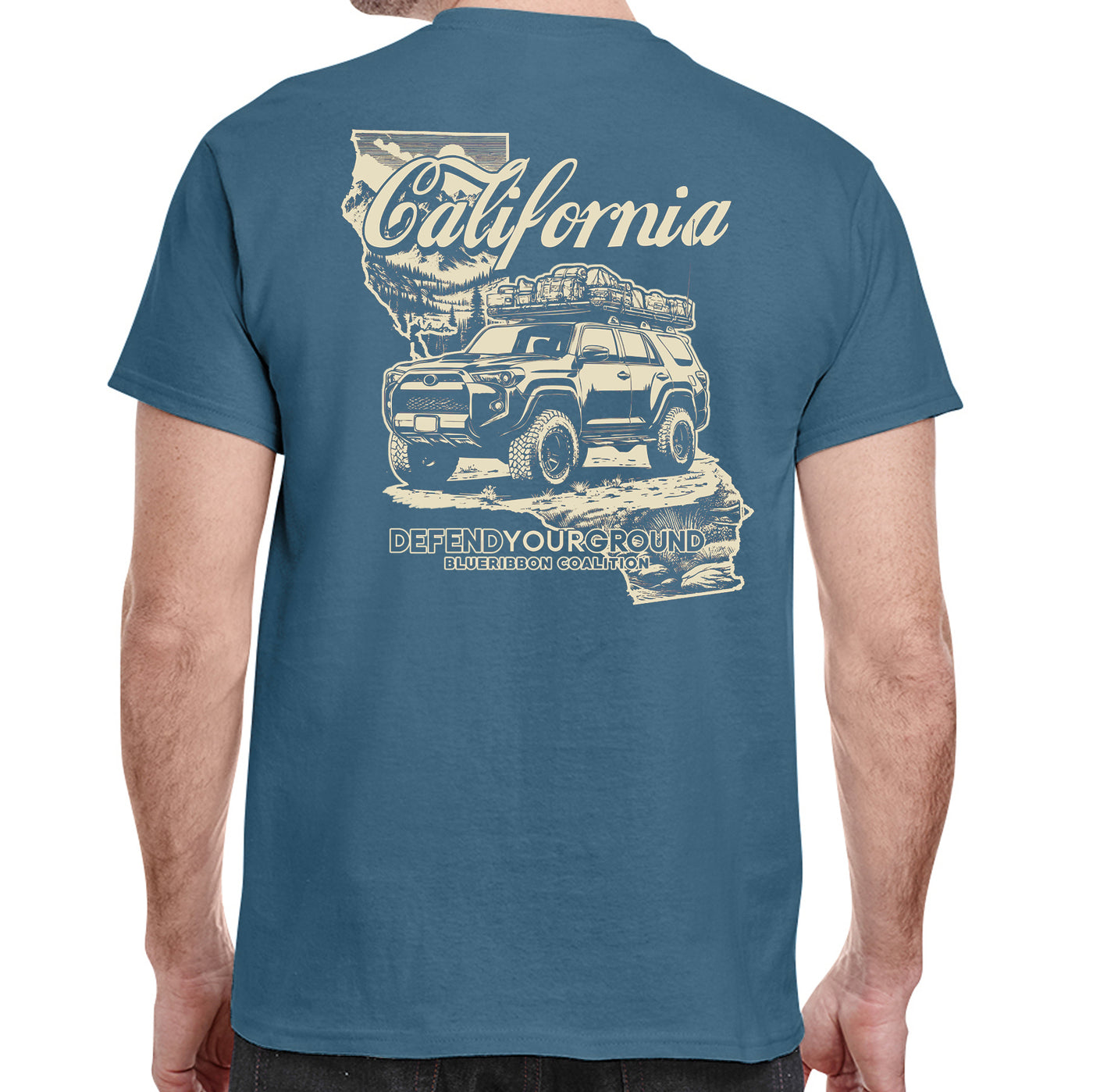 BlueRibbon Coalition CALIFORNIA Overlander T-shirt