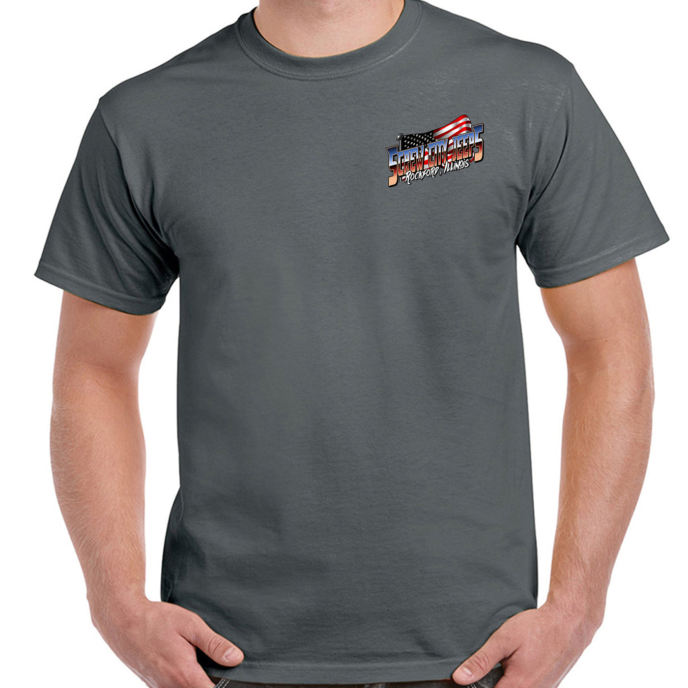 Screw City Jeeps Ultra American T-Shirt