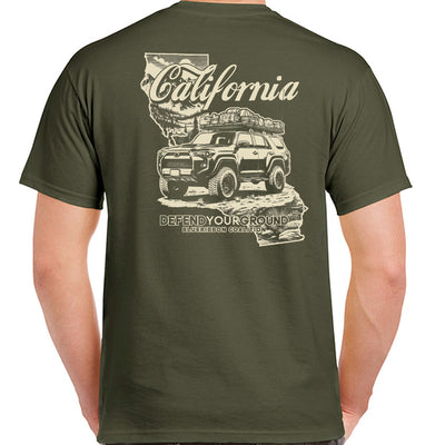 BlueRibbon Coalition CALIFORNIA Overlander T-shirt