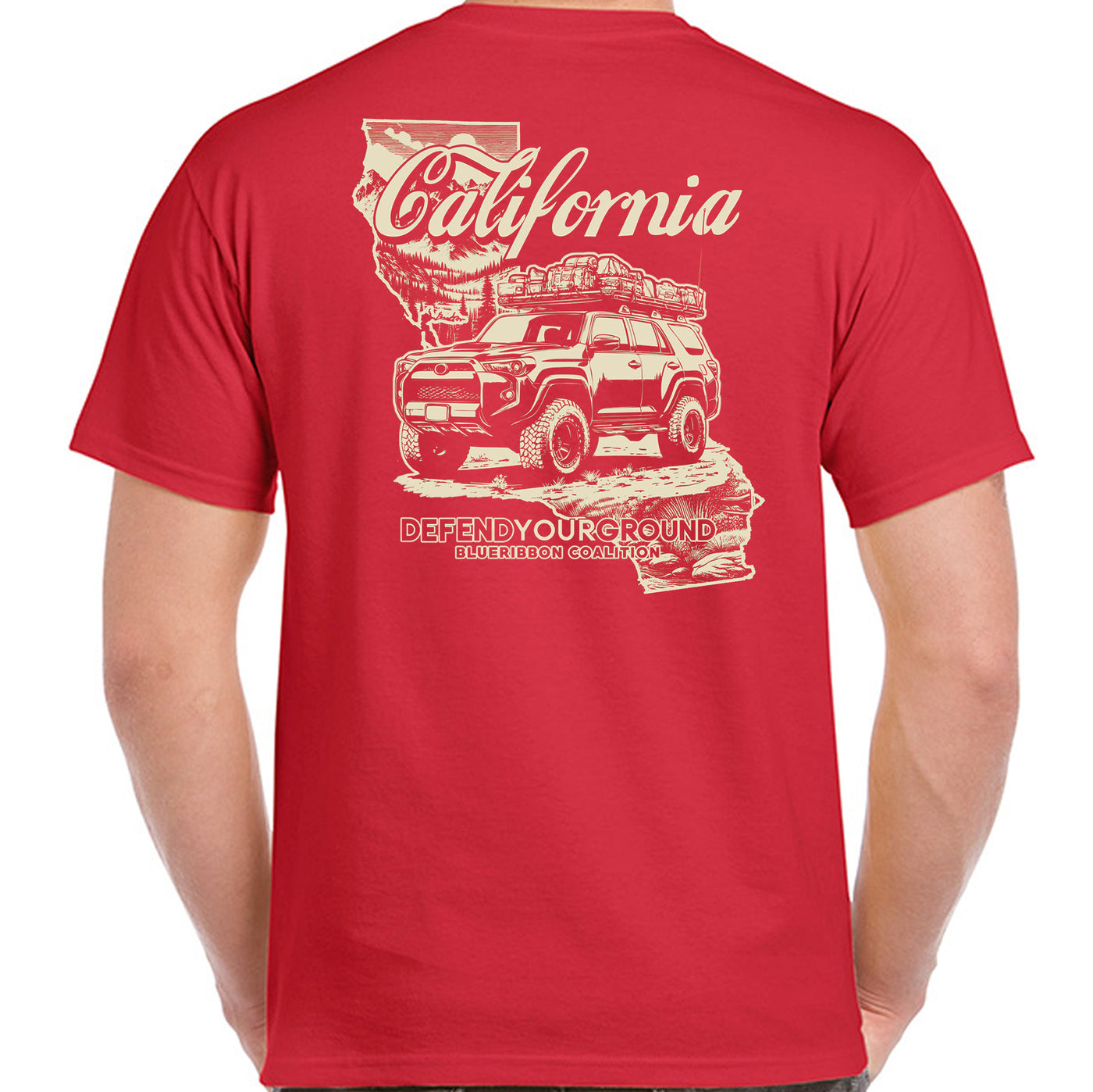 BlueRibbon Coalition CALIFORNIA Overlander T-shirt