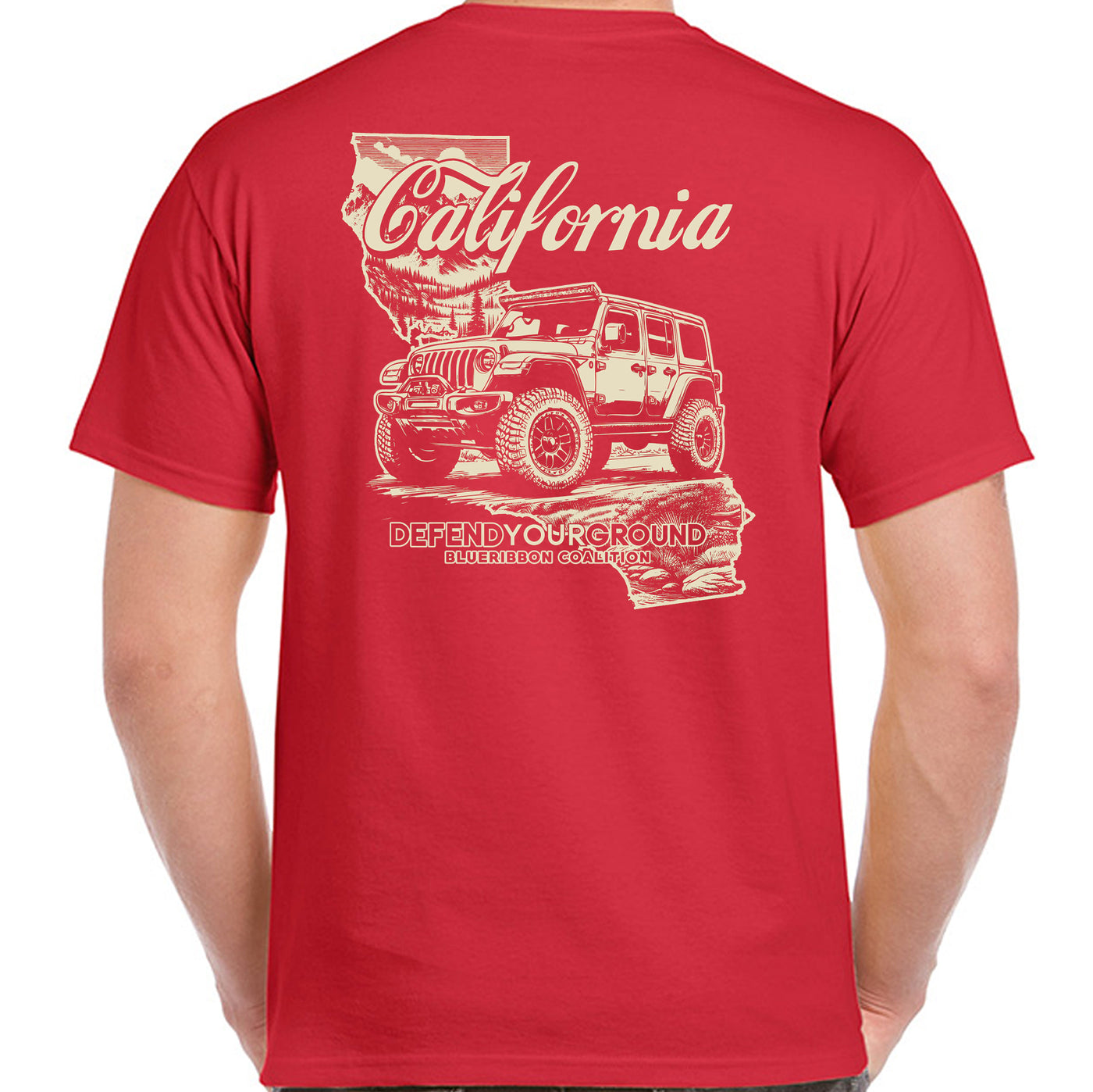 BlueRibbon Coalition CALIFORNIA Offroad Vehicle T-shirt